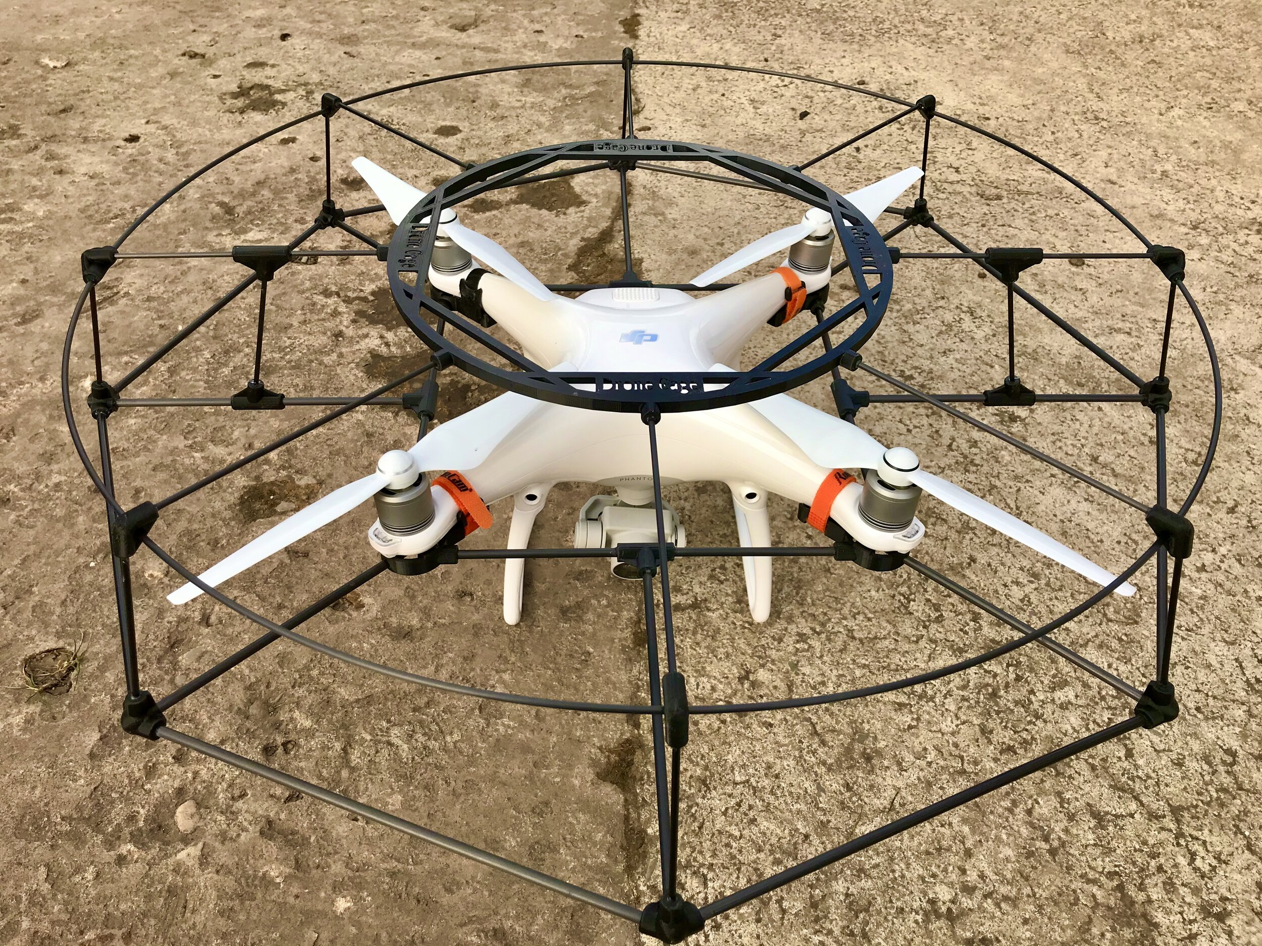 Drone Cage Phantom 4 - 360 Propellerskydd (Inomhusbruk)
