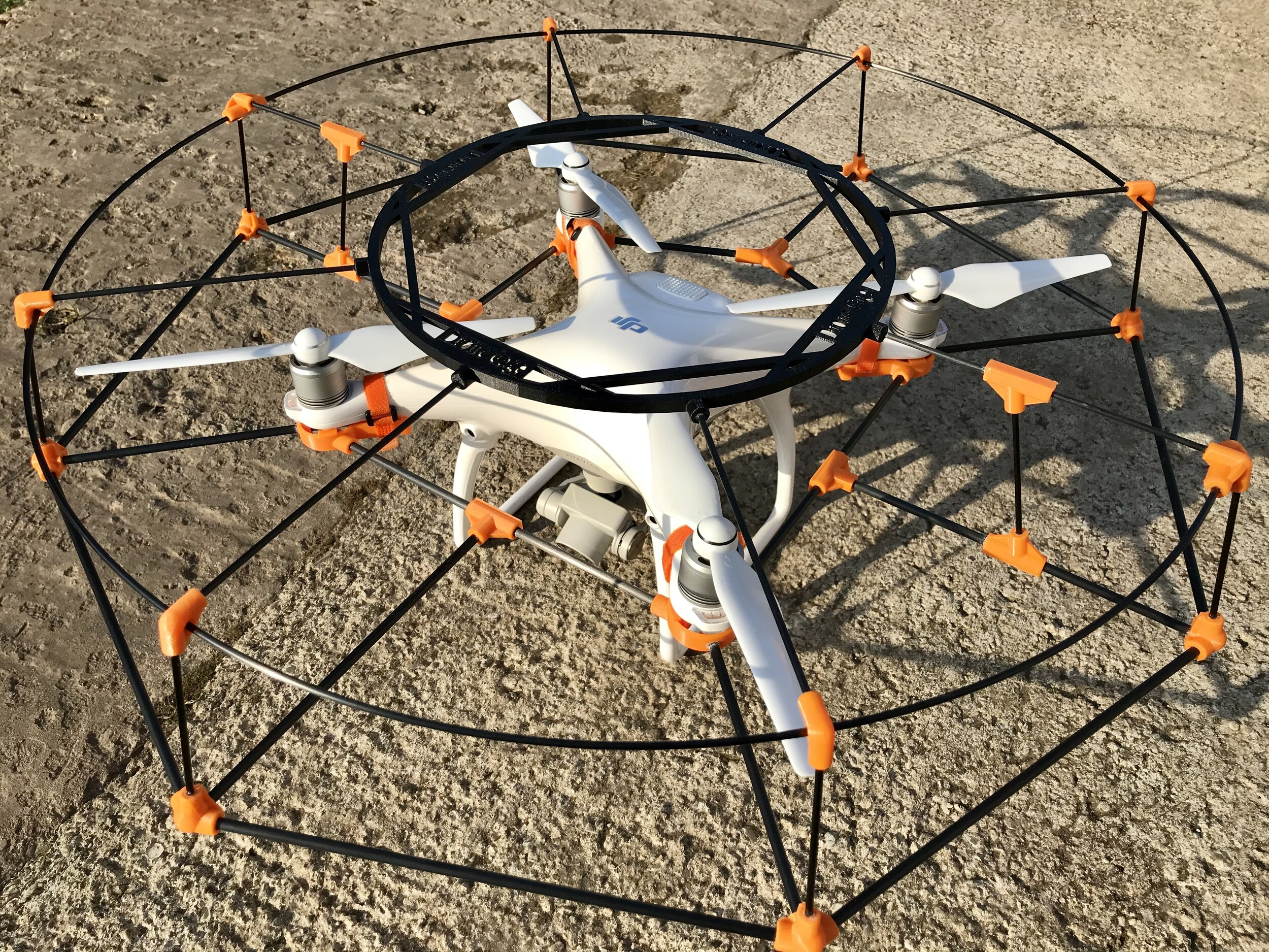 Drone Cage Phantom 4 - 360 Propellerskydd (Inomhusbruk)