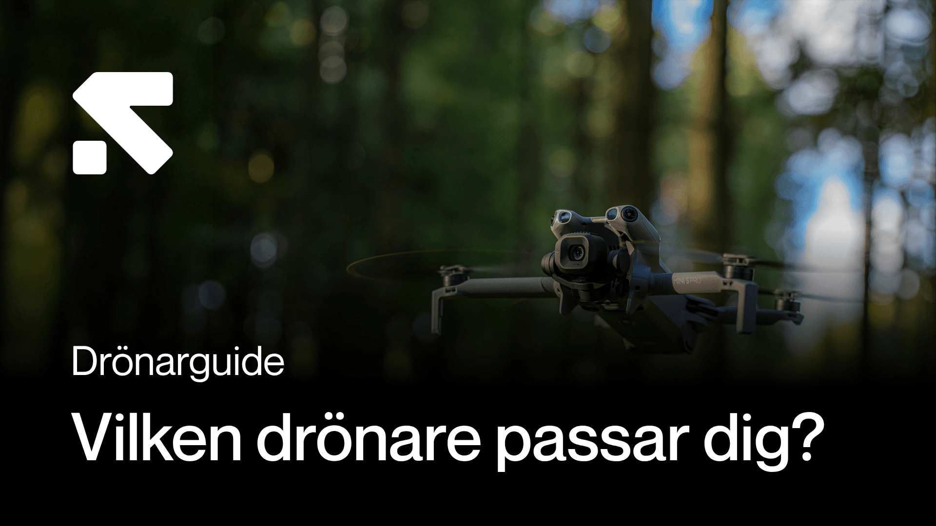 Featured image för blogguiden Drönarguide: typer, regler och vad du ska välja