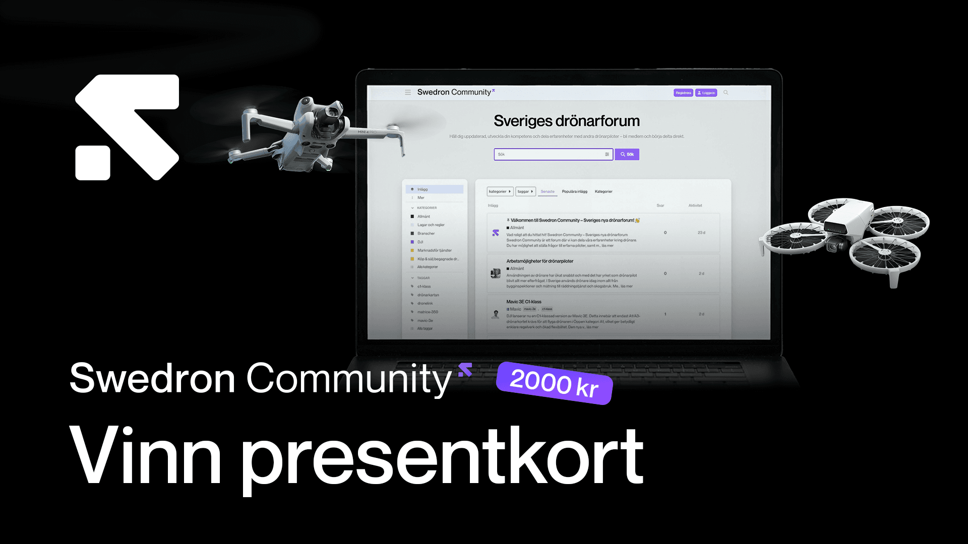Bildtävling hos Swedron Community - Vinn presentkort värt 2000 kr